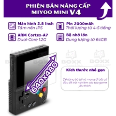 Máy chơi game cầm tay MIYOO MINI V4 Game Retro điện tử cổ điển