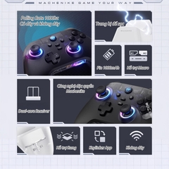 Tay cầm MACHENIKE Machenike G3 V2 Kèm Dock Sạc cho PC, Laptop, Steam Deck, Nintendo Switch