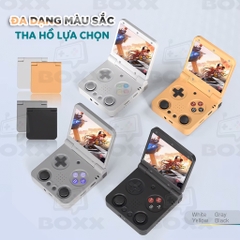 Máy chơi game cầm tay Miyoo Flip V2 Game Retro NES, SNES, SFC, PSP, PS1, GB, NDS, N64