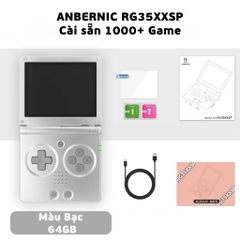 Máy chơi game cầm tay ANBERNIC RG35XXSP Game Retro điện tử cổ điển NES, SNES, SFC, PSP, PS1, GB, NDS, N64