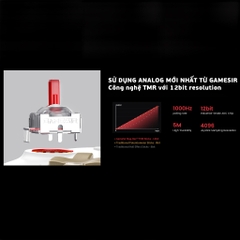 Tay cầm GameSir Cyclone 2 Kèm Dock Sạc hỗ trợ Macro, Phím Cơ, Polling Rate 1000Hz