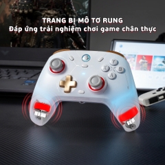 Tay cầm GameSir Cyclone 2 Kèm Dock Sạc hỗ trợ Macro, Phím Cơ, Polling Rate 1000Hz