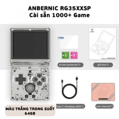 Máy chơi game cầm tay ANBERNIC RG35XXSP Game Retro điện tử cổ điển NES, SNES, SFC, PSP, PS1, GB, NDS, N64