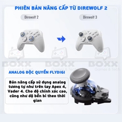 Tay cầm Flydigi Direwolf 3 hỗ trợ Macro, Polling Rate 1000Hz cho Nintendo Switch, PC, Laptop