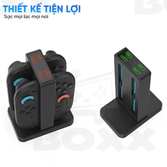 Dock sạc Joy Con Nintendo Switch 2, Đế sạc nhanh cho Joy-Con máy Nintendo Switch 2