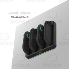 Đế sạc Joy Con Nintendo Switch 2, Đế sạc nhanh cho 4 Joy-Con máy Nintendo Switch 2