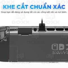 Case trong suốt chính hãng Skull & Co cho Nintendo Switch 2, Ốp trong suốt cho Nintendo Switch 2
