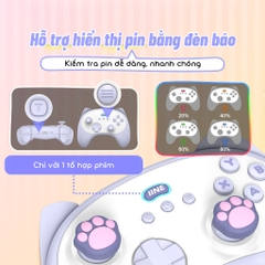 Tay cầm IINE Meow Kitten Controller kèm dock sạc cho Nintendo Switch, Máy Tính