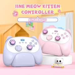 Tay cầm IINE Meow Kitten Controller kèm dock sạc cho Nintendo Switch, Máy Tính