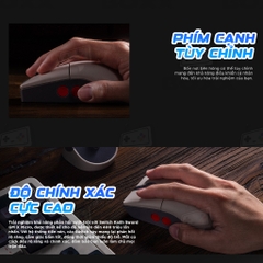 Chuột không dây 8BitDo Retro R8 Mouse - N Edition Wireless 4K Polling Rate kèm dock sạc