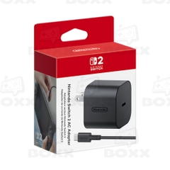 Bộ sạc chính hãng cho Nintendo Switch 2, Adapter Sạc Nintendo Switch 2