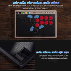 Bàn chơi game 8BitDo Arcade Controller cho Nintendo Switch, Windows, Android