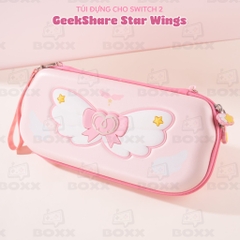Túi đựng Máy Nintendo Switch 2 Chính Hãng GeekShare, GeekShare Star Wings Carrying Case for Switch 2