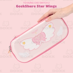 Túi đựng Máy Nintendo Switch 2 Chính Hãng GeekShare, GeekShare Star Wings Carrying Case for Switch 2