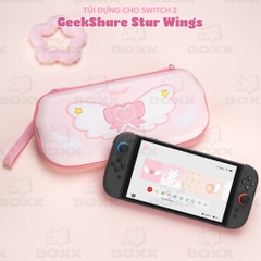 Túi đựng Máy Nintendo Switch 2 Chính Hãng GeekShare, GeekShare Star Wings Carrying Case for Switch 2