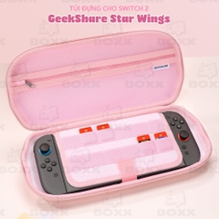 Túi đựng Máy Nintendo Switch 2 Chính Hãng GeekShare, GeekShare Star Wings Carrying Case for Switch 2