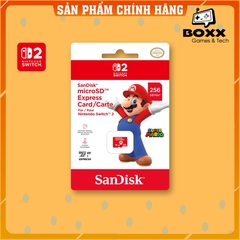 Thẻ Nhớ Sandisk microSD Express Card 256GB cho Nintendo Switch 2