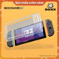 Kính cường lực cho Nintendo Switch 2 chính hãng GeekShare có kèm khung dán