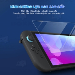 Kính cường lực cho Nintendo Switch 2 chính hãng GeekShare có kèm khung dán
