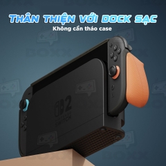 Ốp lưng GripCase chính hãng Skull & Co cho Nintendo Switch 2, Savage Raven GripCase