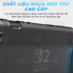 Ốp lưng GripCase chính hãng Skull & Co cho Nintendo Switch 2, Savage Raven GripCase