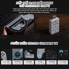 Tay cầm 8BitDo Pro 3 cho Nintendo Switch, Windows, Mac, Điện thoại