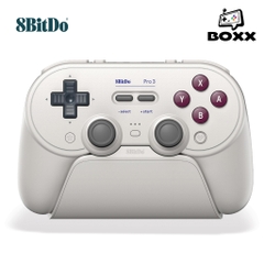 Tay cầm 8BitDo Pro 3 Bluetooth Gamepad Kèm Dock Sạc, TMR Joysticks, Macro