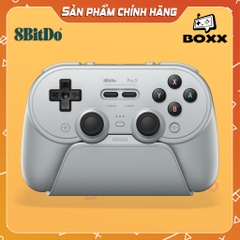 Tay cầm 8BitDo Pro 3 cho Nintendo Switch, Nintendo Switch 2, TMR Joysticks, Charging Dock, Trigger Lock