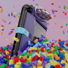 Ốp lưng tay cầm NeoGrip Skull & Co cho Nintendo Switch 2 TETR LIMITED EDITION