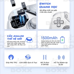 Tay cầm Machenike F1 FPS - Joystick TMR, Macro cho Nintendo Switch, PC, Laptop
