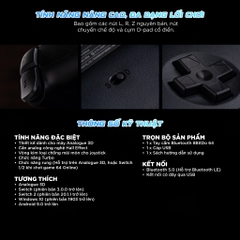 Tay cầm 8BitDo 64 Bluetooth Controller cho Nintendo Switch, Windows