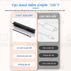 Dây nối dài dock xuất hình Extension Cable cho Nintendo Switch 2 chính hãng Aolion