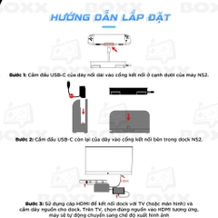 Dây nối dài dock xuất hình Extension Cable cho Nintendo Switch 2 chính hãng Aolion