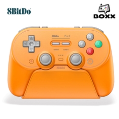 Tay cầm 8BitDo Pro 3 cho Nintendo Switch, Nintendo Switch 2, TMR Joysticks, Charging Dock, Trigger Lock