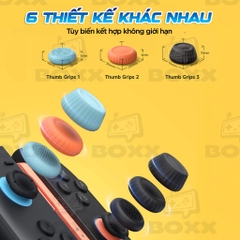 Núm bọc Analog cho Nintendo Switch 2 bộ 6 nút chính hãng JSAUX