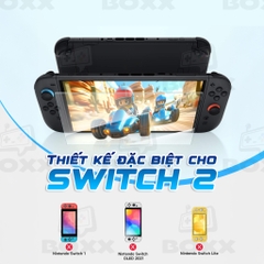 Kính cường lực cho Nintendo Switch 2 chính hãng JSAUX có kèm khung dán