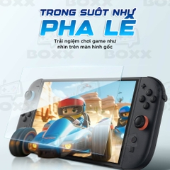 Kính cường lực cho Nintendo Switch 2 chính hãng JSAUX có kèm khung dán