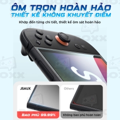 Kính cường lực cho Nintendo Switch 2 chính hãng JSAUX có kèm khung dán