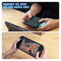 Ốp lưng Skull & Co FissionGrip cho Nintendo Switch 2, Savage Raven by Skull & Co FissionGrip