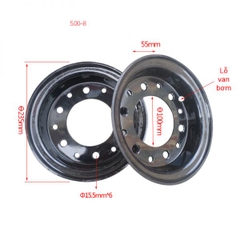 Mâm sau xe nâng dầu 500-8 (1.5T)