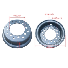 Mâm sau xe nâng dầu 650-10 (3T)
