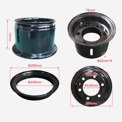 Mâm trước xe nâng điện 18×7-8 (1.5T)