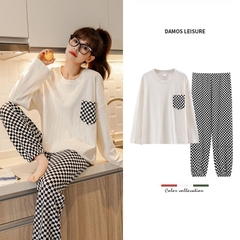 Bộ ngủ thu đông Cotton dài tay (17 kiểu dáng hot thu đông 2023)
