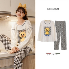 Bộ ngủ thu đông Cotton dài tay (17 kiểu dáng hot thu đông 2023)