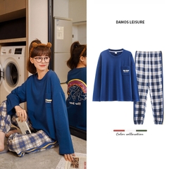 Bộ ngủ thu đông Cotton dài tay (17 kiểu dáng hot thu đông 2023)
