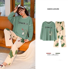 Bộ ngủ thu đông Cotton dài tay (17 kiểu dáng hot thu đông 2023)