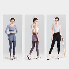 Quần Yoga nữ tập Gym có quần Short liền che