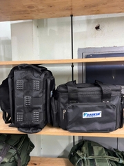 Túi đựng đồ nghề - Nắp Vuông, Củ Khóa INOX, Đóng Nút, Dây Kéo 12 Ly, cao 23 x dài 33 x rộng 16