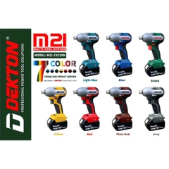 Máy Siết Vít Pin Có Búa 230Nm M21-CV230N / Motor Brushless / Điều chỉnh lực siết lực mở / Đảo Chiều Tự Ngắt