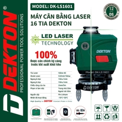 Máy cân bằng Laser 16 tia Dekton DK-LS1601